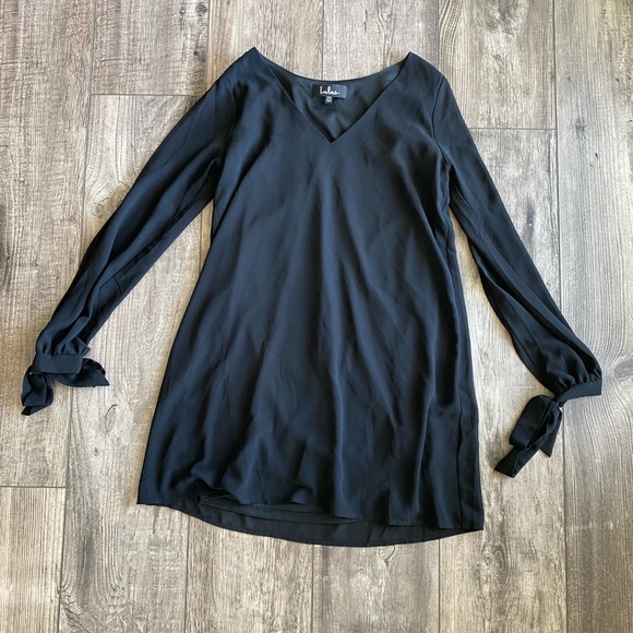 LULU’S brand BLACK DRESS - Picture 1 of 3
